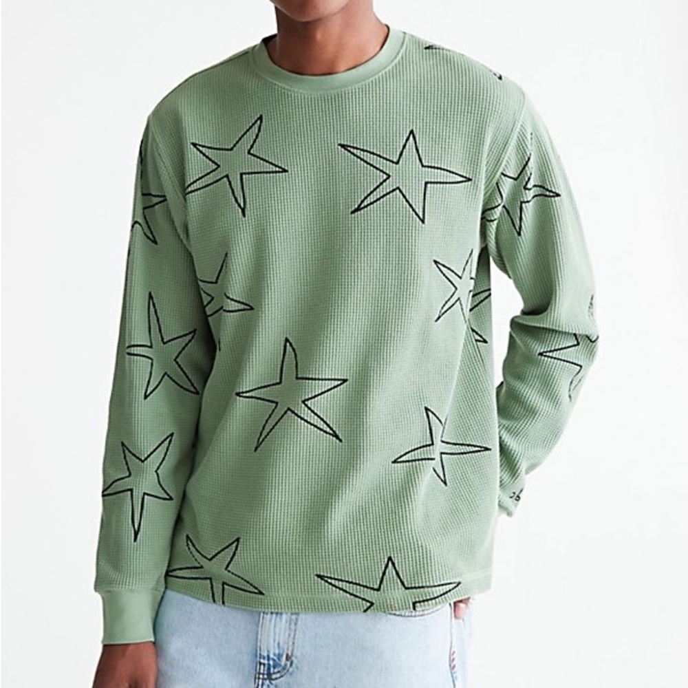 Obey Urban Outfitters Green Star Thermal